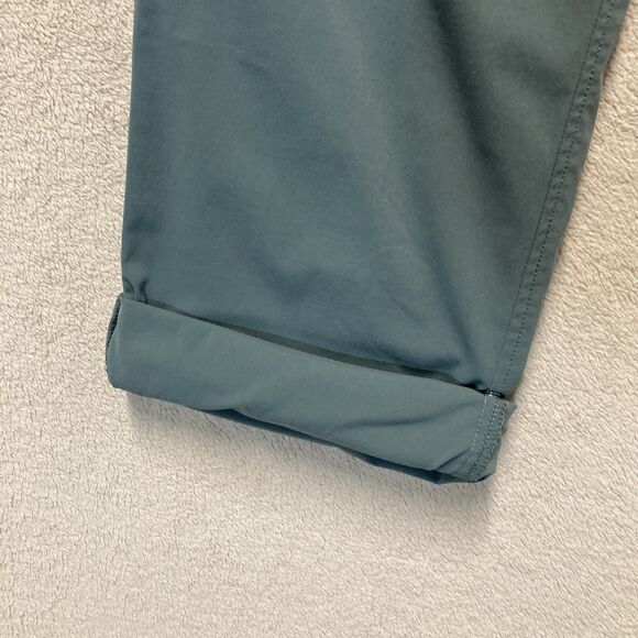 Eddie Bauer Sightscape Horizon Convertible Roll-Up Dark Green Hiking Pants 16 - Picture 9 of 9